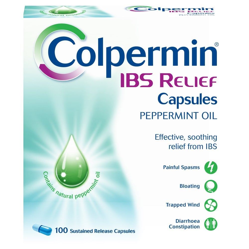 Colpermin IBS Relief Peppermint Oil - 100 Capsules