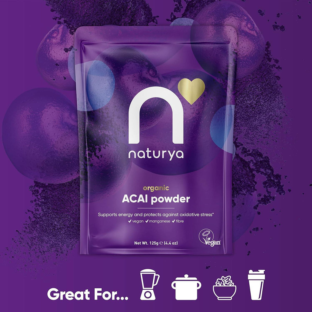 Naturya Organic ACAI Powder 125g - image 6