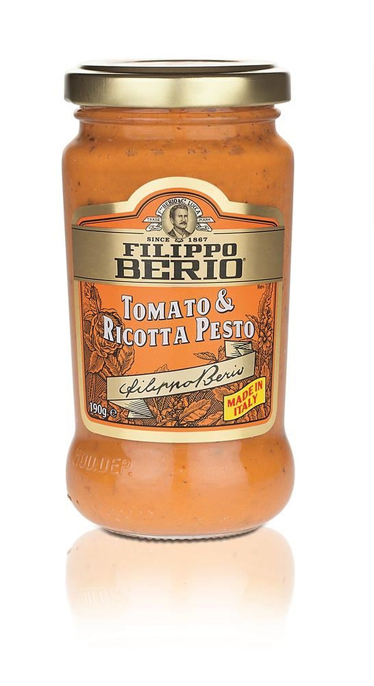 Filippo Berio Tomato & Ricotta Pesto 190g - 6 Pack