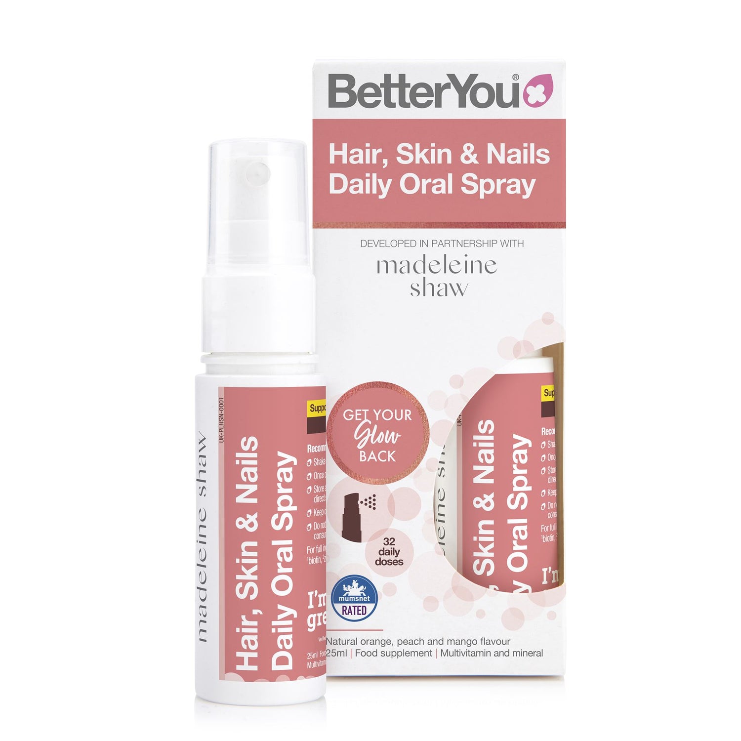 BetterYou Hair Skin & Nails Daily Oral Spray - 25ml