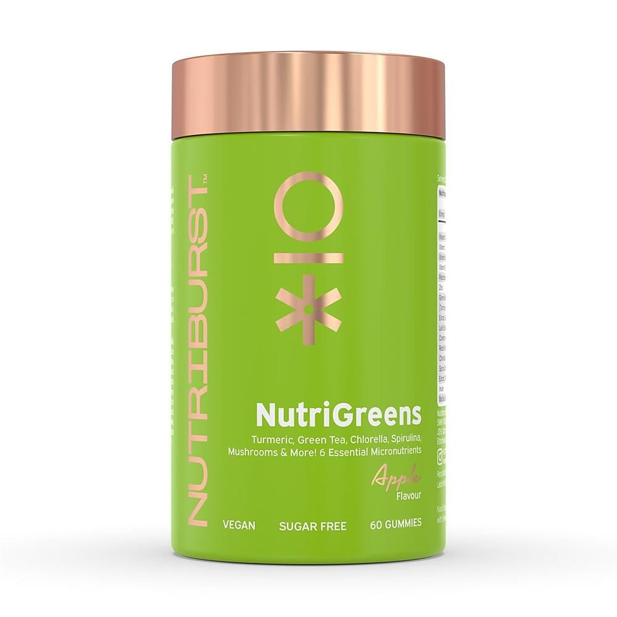 Nutriburst Sugar-free Vegan Nutri Greens 60 Gummies