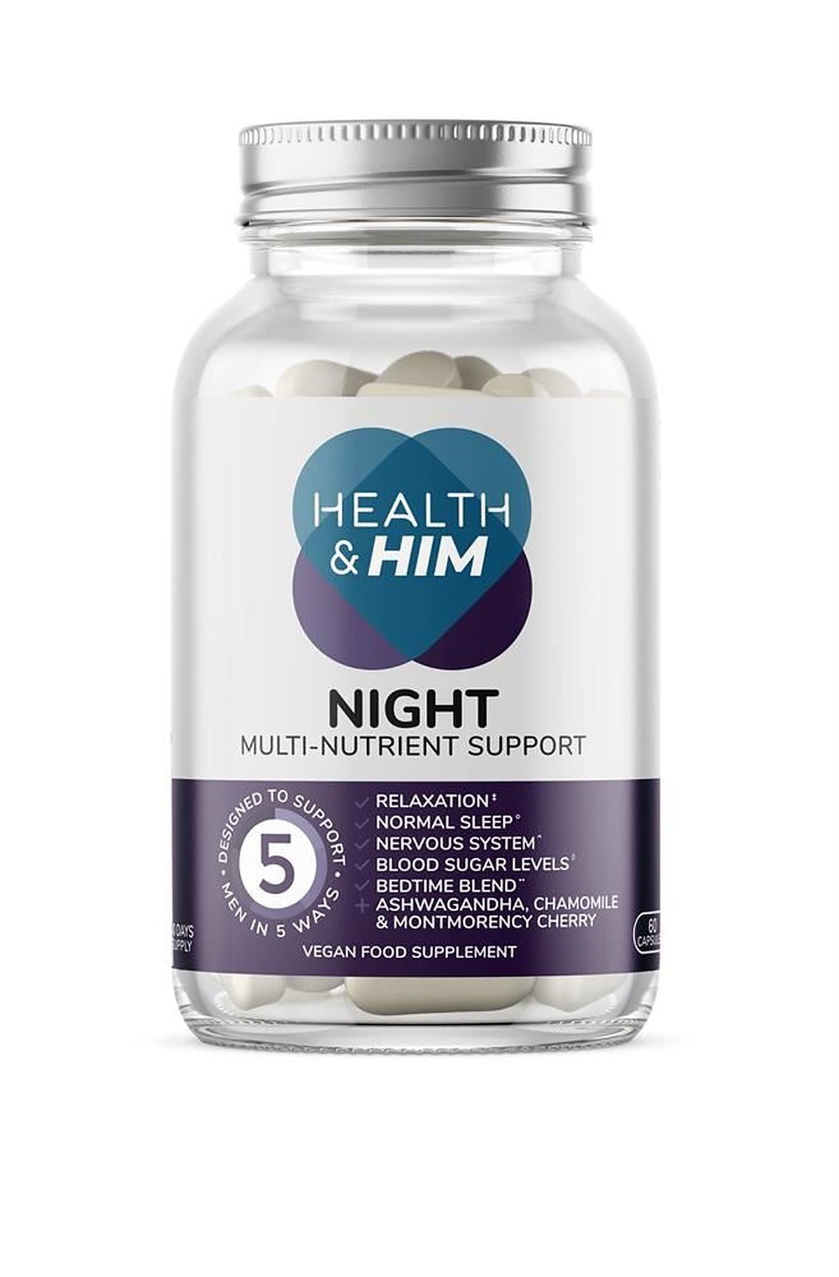 Health & Her Health & Him Night Multi-Nutrient Supplement 60 Capsules