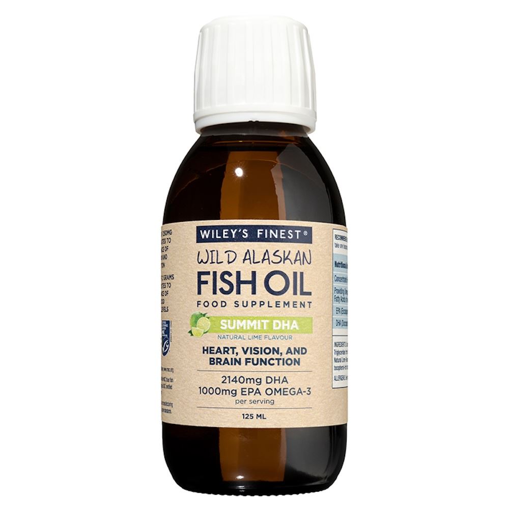 Wiley's Finest UK Summit DHA Wild Alaskan Fish Oil 125ml