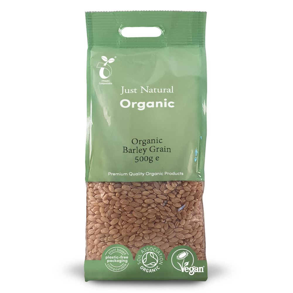 Just Natural Organic Organic Barley Grain Hulled 500g