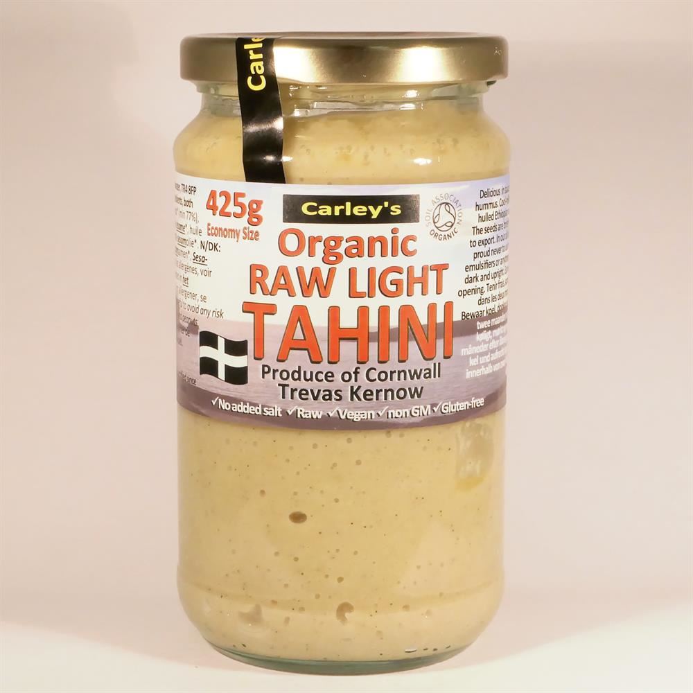 Carley's Organic Raw LIGHT Tahini (ft sesame oil) 425g
