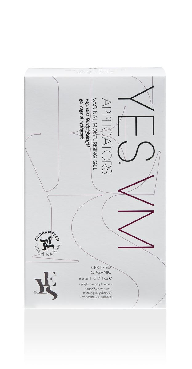YES VM Organic Pre-filled Natural Vaginal Moisturiser Applicator 6x5ml