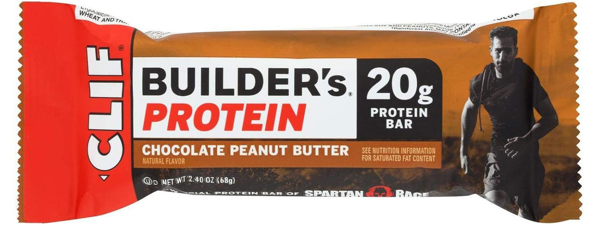 Clif Builders Protein Bar - All Flavours - Box of 12 x 68g