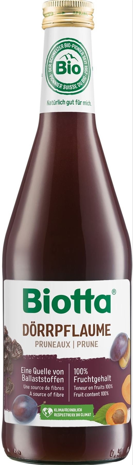 Biotta Organic Prune Juice 500ml