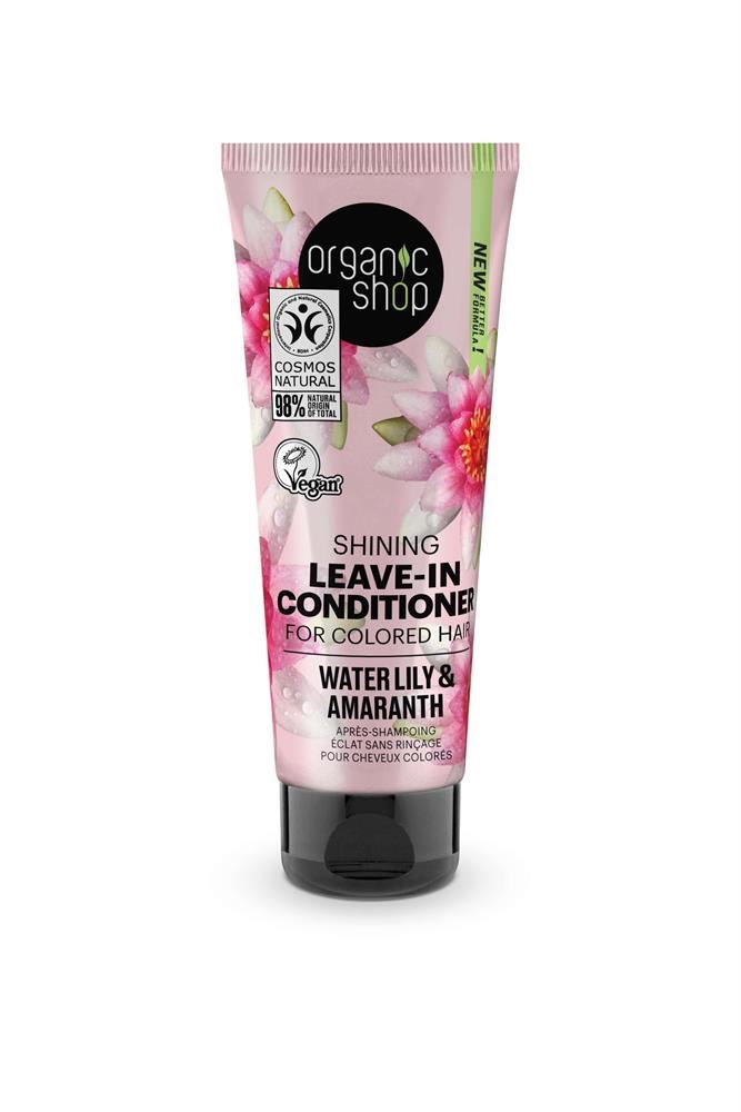 Organic Shop OS Shining Leave-In Cond Coloured Hair WaterLily&Amaranth 75ml