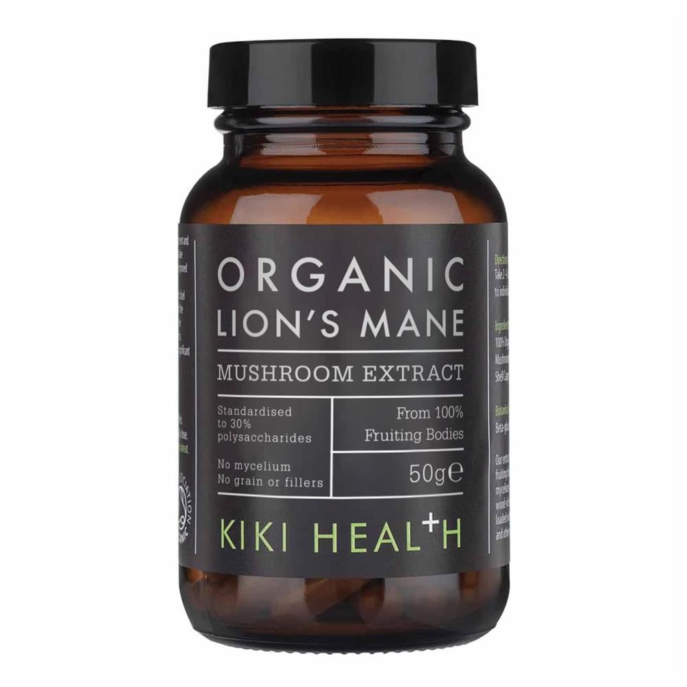 KIKI Health Organic Lion's Mane Mushroom Extract Powder 50g