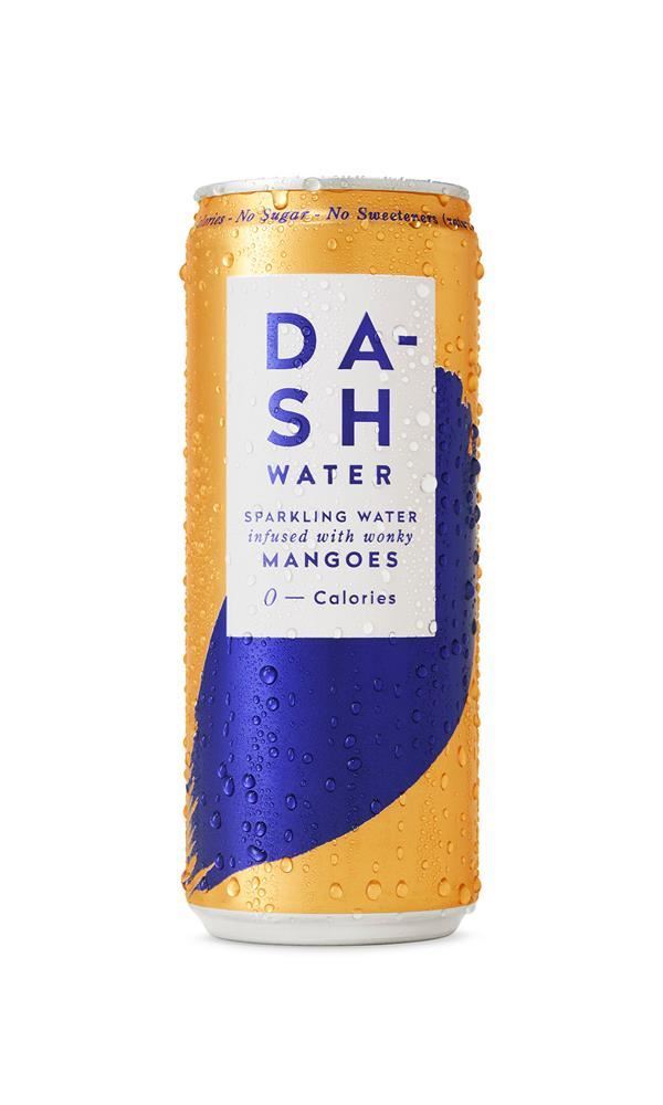 Dash Sparkling Water infused with Mango 330ml - 6 Pack