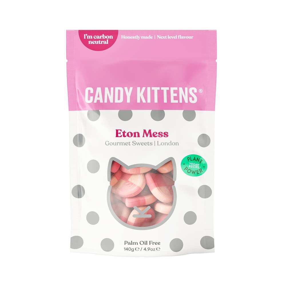 Candy Kittens Eton Mess Vegan Sweets 140g - 10 Pack