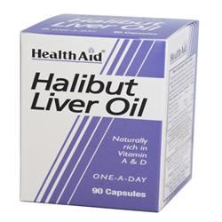 HealthAid Halibut Liver Oil 90 Capsules