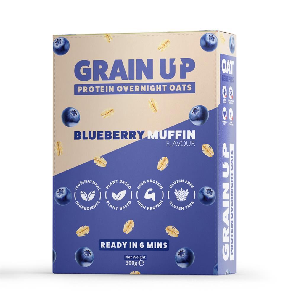 GRAIN UP Overnight Oats Blueberry Muffin - 300g