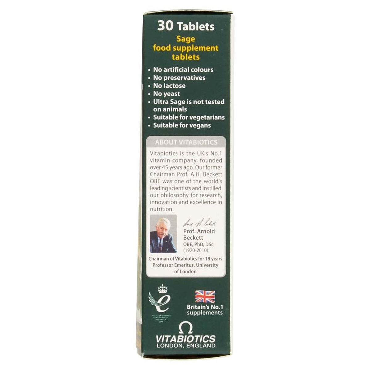 Vitabiotics Ultra Sage 1000mg Super Strength - 30 Tablets - image 6