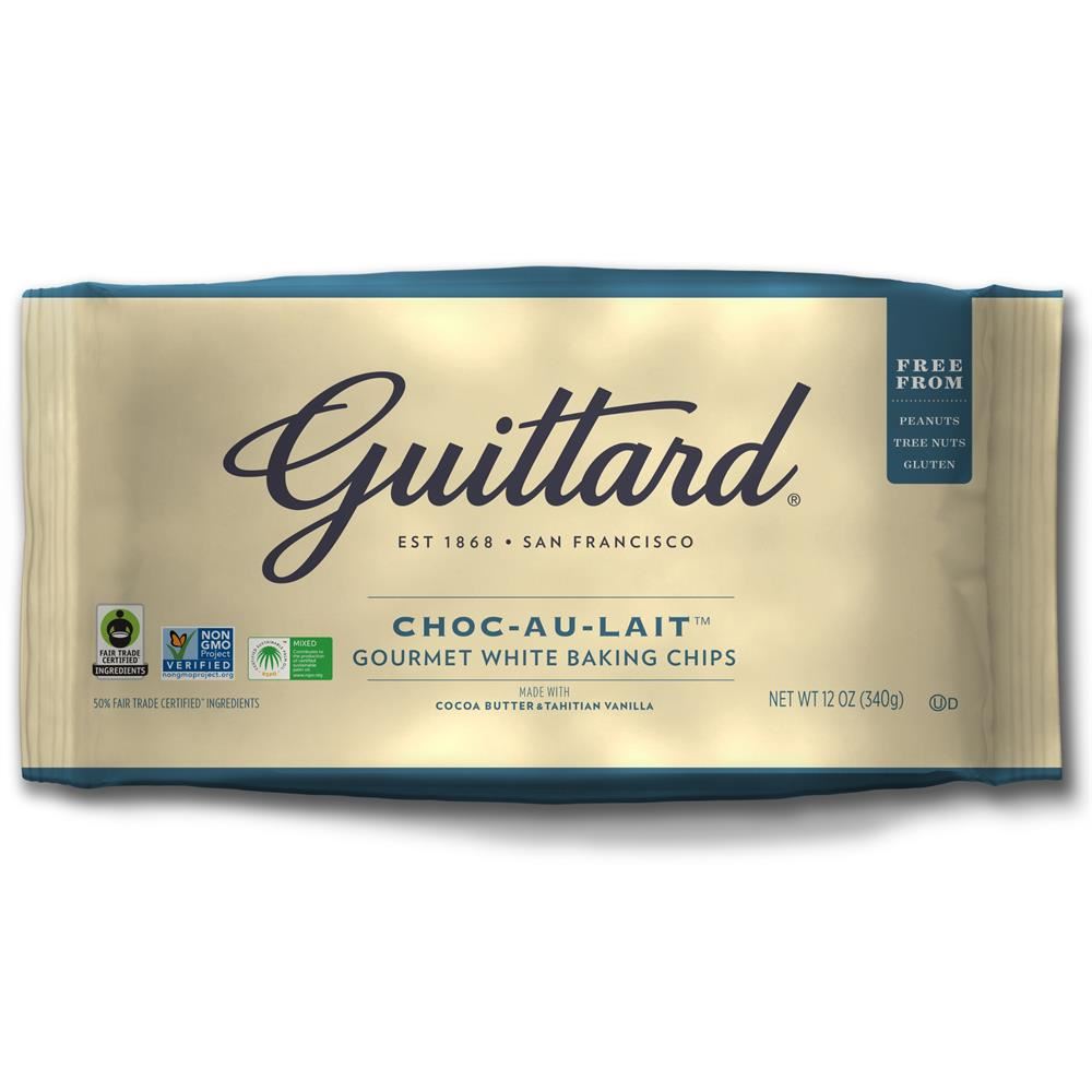 Guittard Choc au Lait White Chocolate Baking Chips 340g