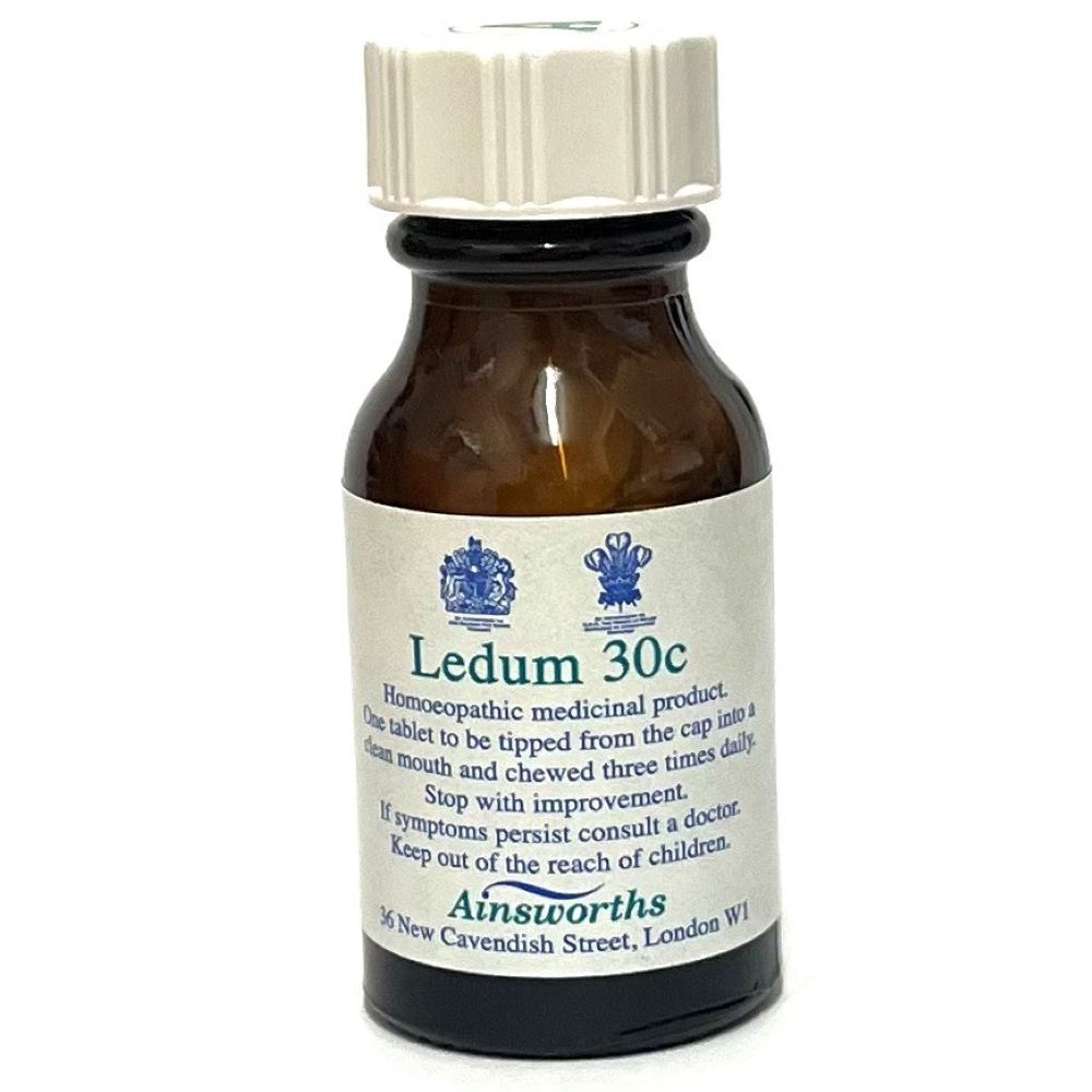 Ainsworths Ledum 30C Single Counter Remedy 120 tabs