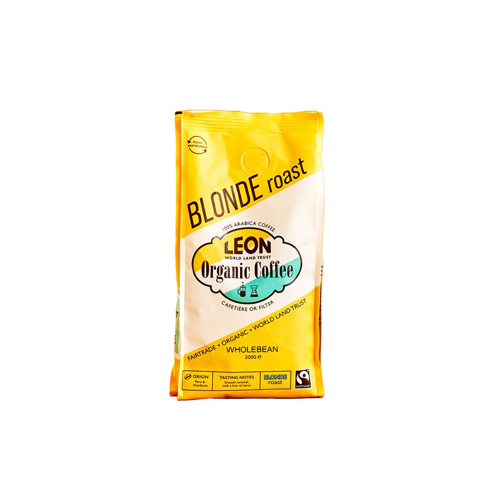 LEON Light Roast Coffee Beans 200g