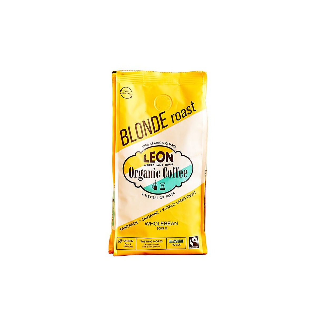 LEON Light Roast Coffee Beans 200g