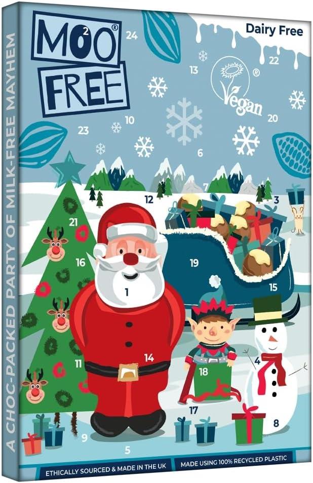 Moo Free White Choccy Advent Calendar - 70g