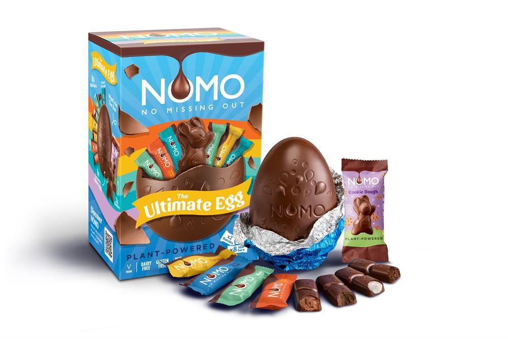 Nomo Free From Chocolate Egg with Bunny and Mini Bars 405g