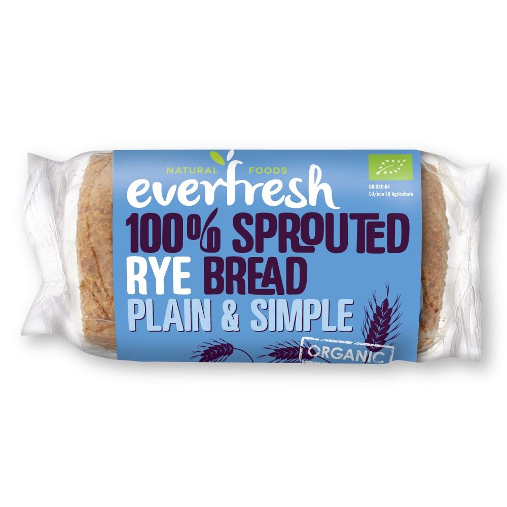Everfresh Natural Foods Organic Sprouted Rye Bread 400g
