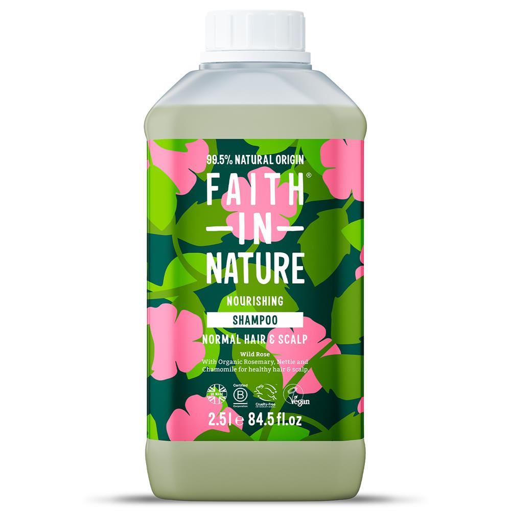 Faith in Nature Wild Rose Shampoo 2.5 Litre
