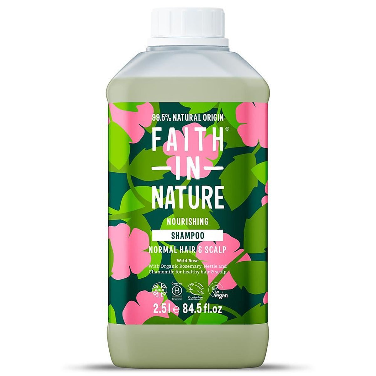 Faith in Nature Wild Rose Shampoo 2.5 Litre