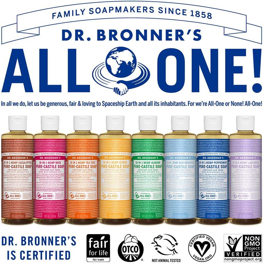 Dr Bronner's All-One Magic Soap - All Sizes and Scents