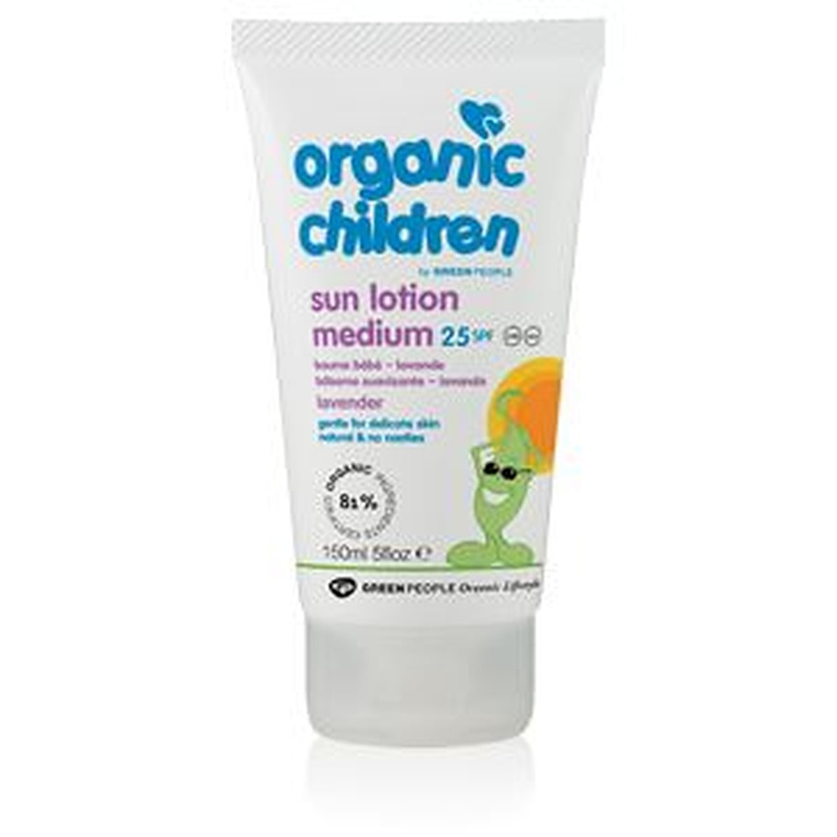 Green People Organic Children's Sun Lotion SPF 25 'Lavender' (150ml)