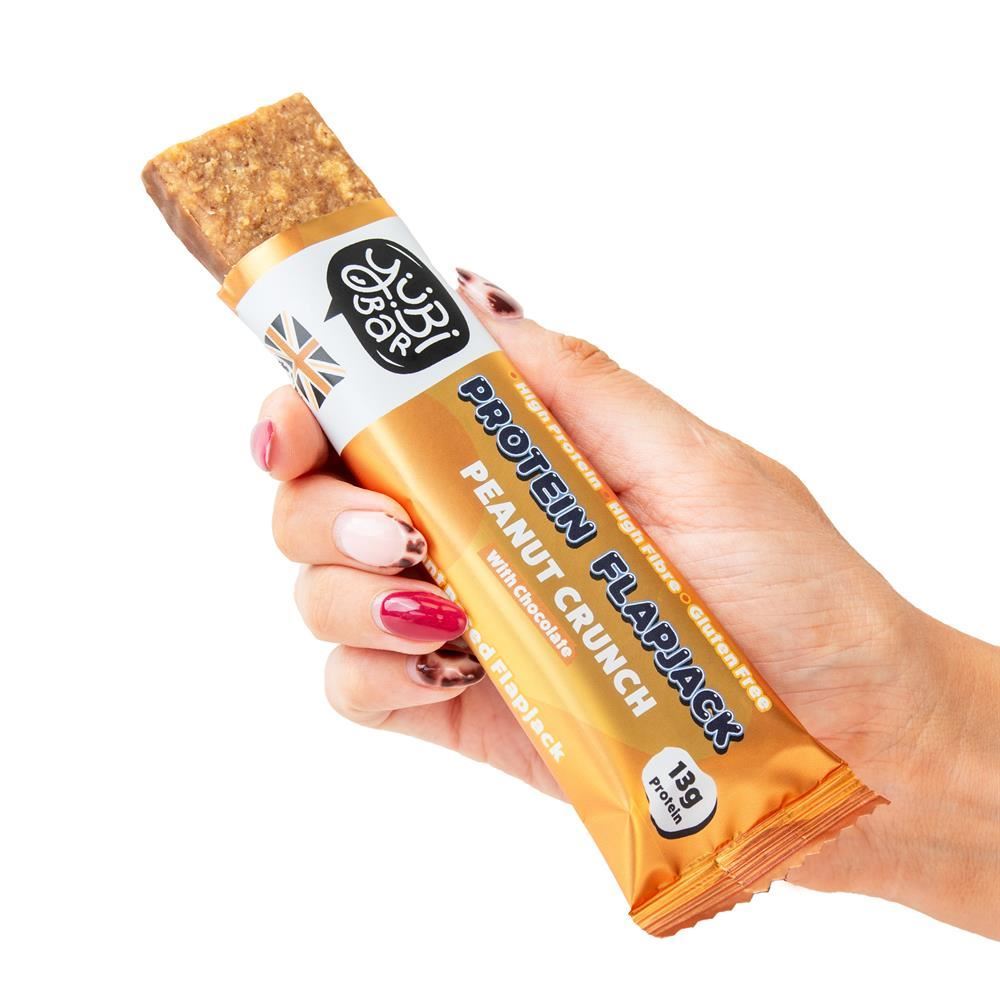 Yubi Bar YuBi Peanut Crunch Protein Flapjack 50g - 12 Pack