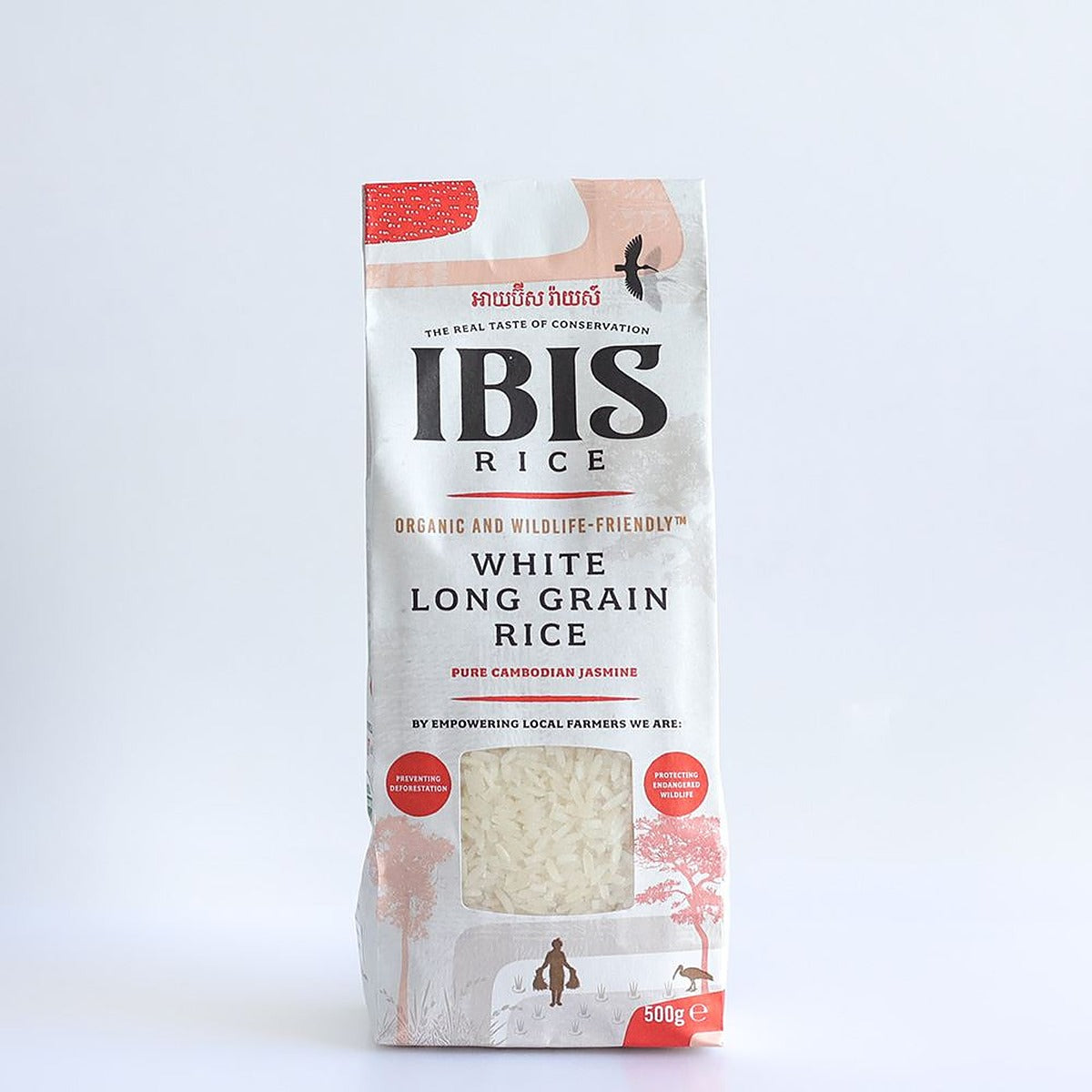 Ibis Rice Organic White Long Grain Rice Jasmine 500g
