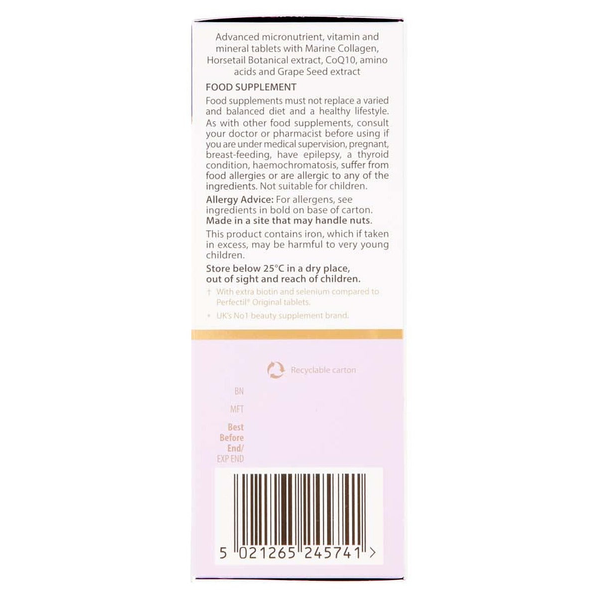 Vitabiotics Perfectil Plus Hair Extra Support - 60 Tablets - image 4