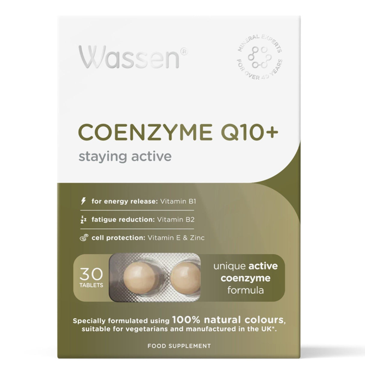 Wassen CoEnzyme Q10 30 Tablets