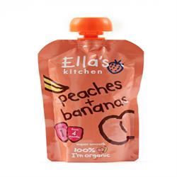 Ellas Kitchen Stage 1 Peaches & Bananas 120g - 7 Pack