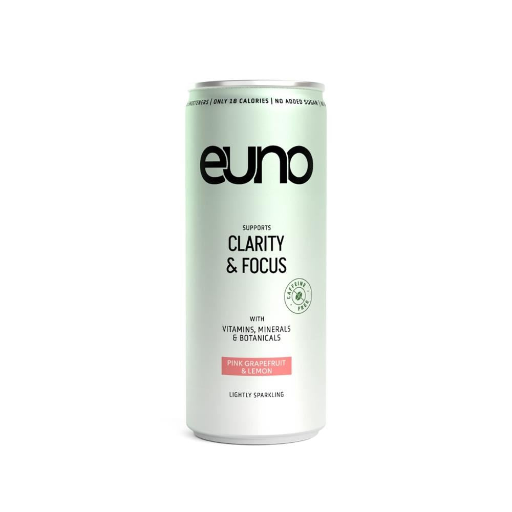 Euno Clarity & Focus Nootropic Drink - Pink Grapefruit & Lemon 250ml