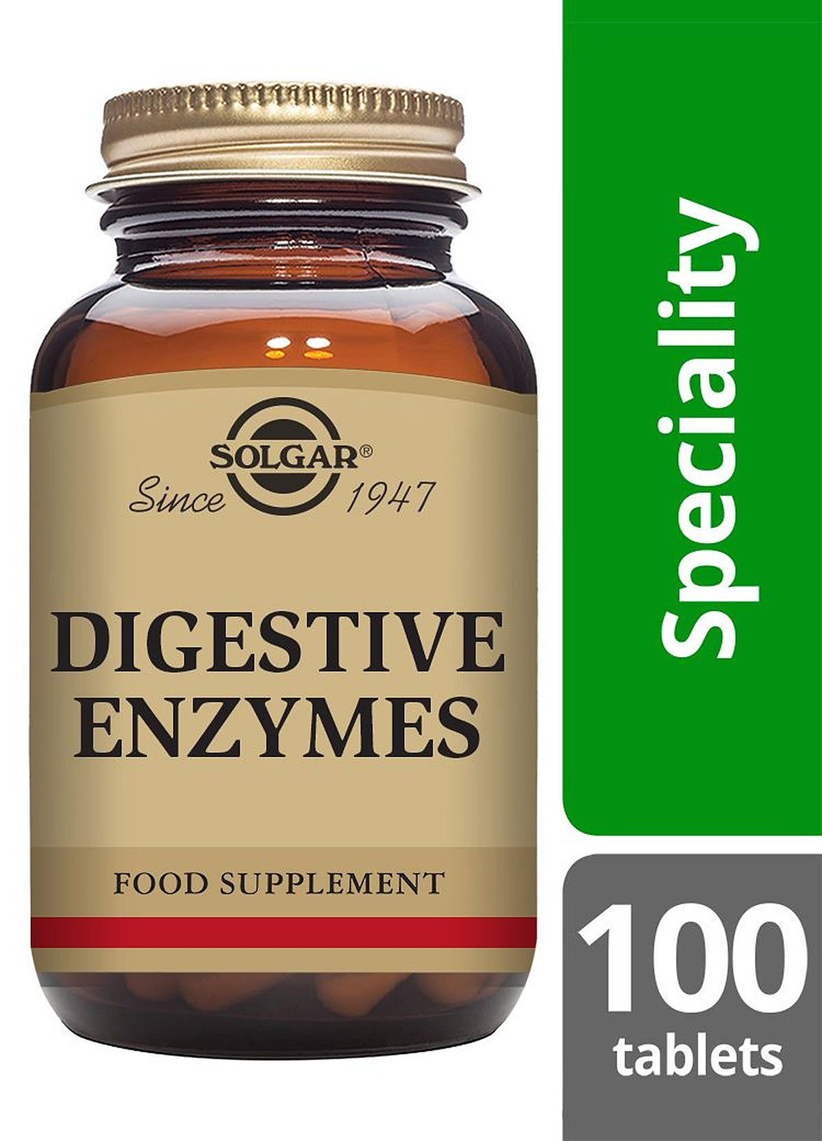 Solgar Digestive Enzymes - 100 Tablets - image 2