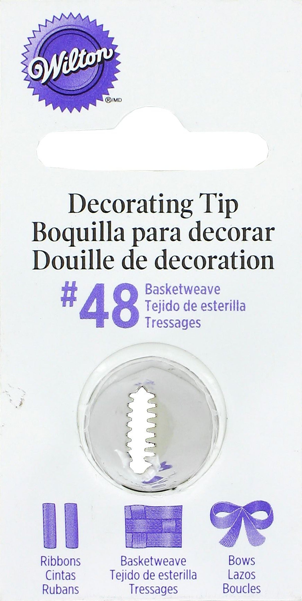 Wilton Basketweave Cake Decorating Nozzle Icing Tips - image 4