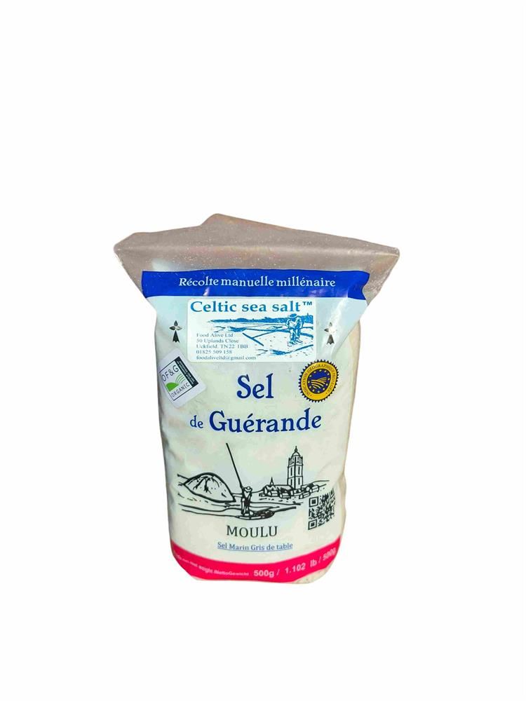 Food Alive Organic Celtic Sea Salt fine 500 g