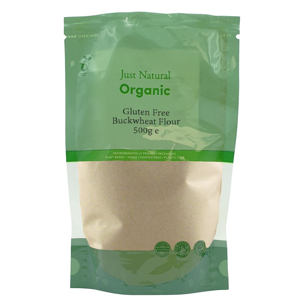 Just Natural Gluten Free Organic Gluten Free Buckwheat Flour 500g