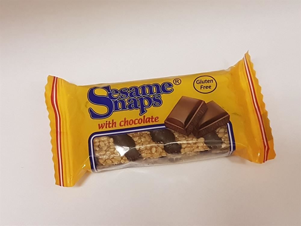 Sesame Snaps in Chocolate 30g - 24 Pack