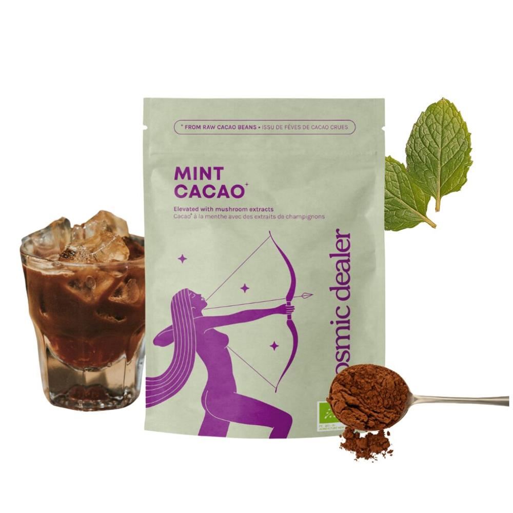 Cosmic Dealer Cacao Mint - Mint Drinking Chocolate Organic with Mushrooms 120g