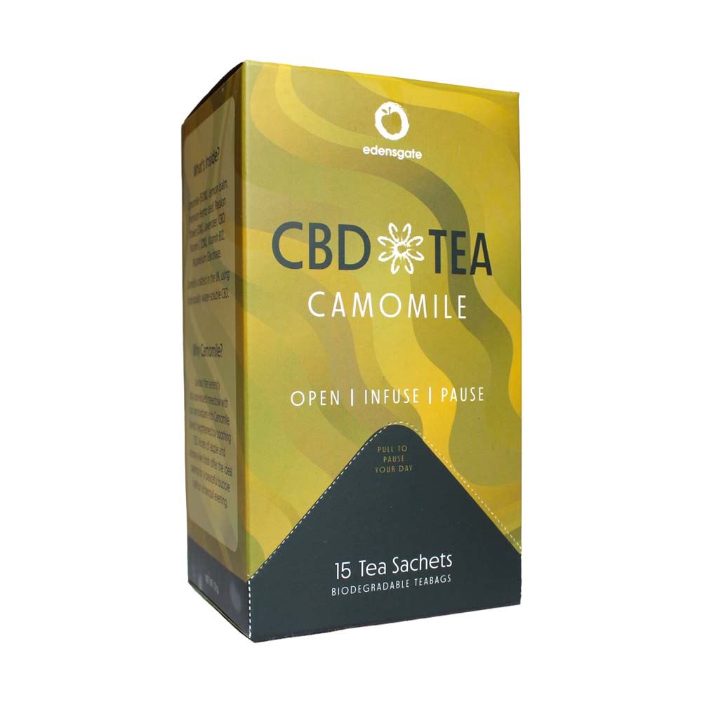 Edens Gate CBD Tea With Adaptogens - Camomile - 15 Tea Bags