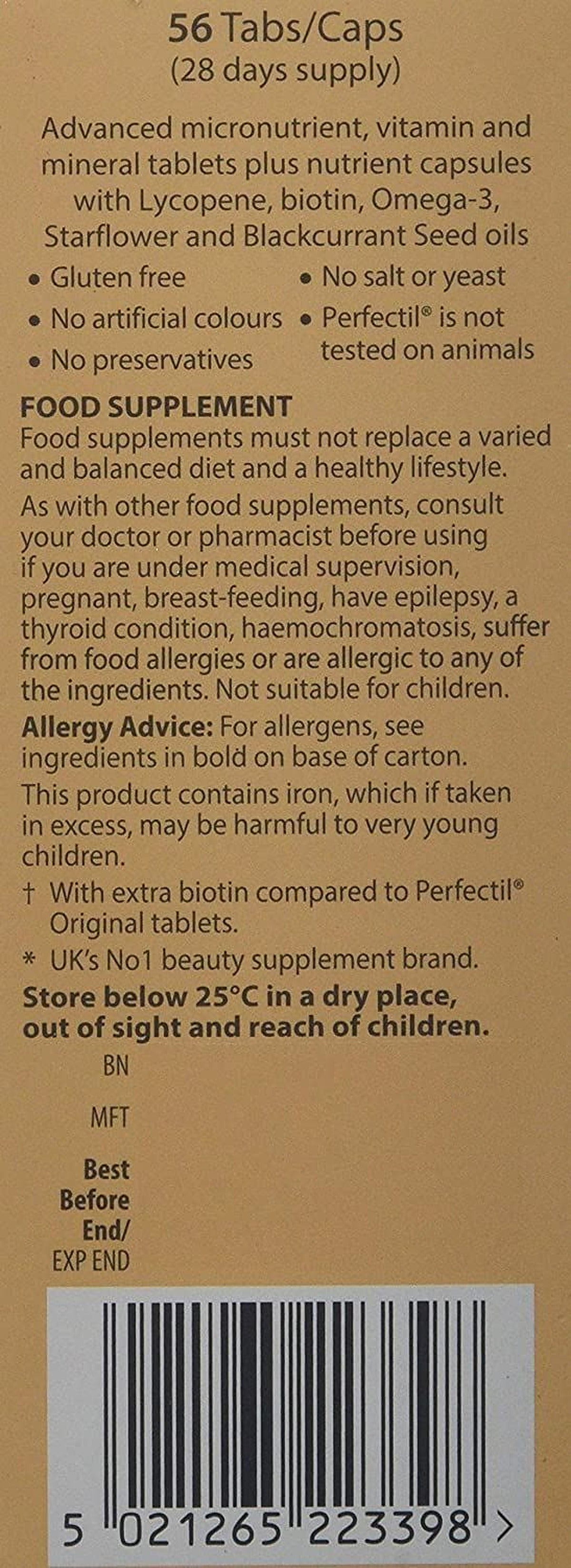 Vitabiotics Perfectil Plus Skin - 28 Tablets + 28 Capsules - image 3