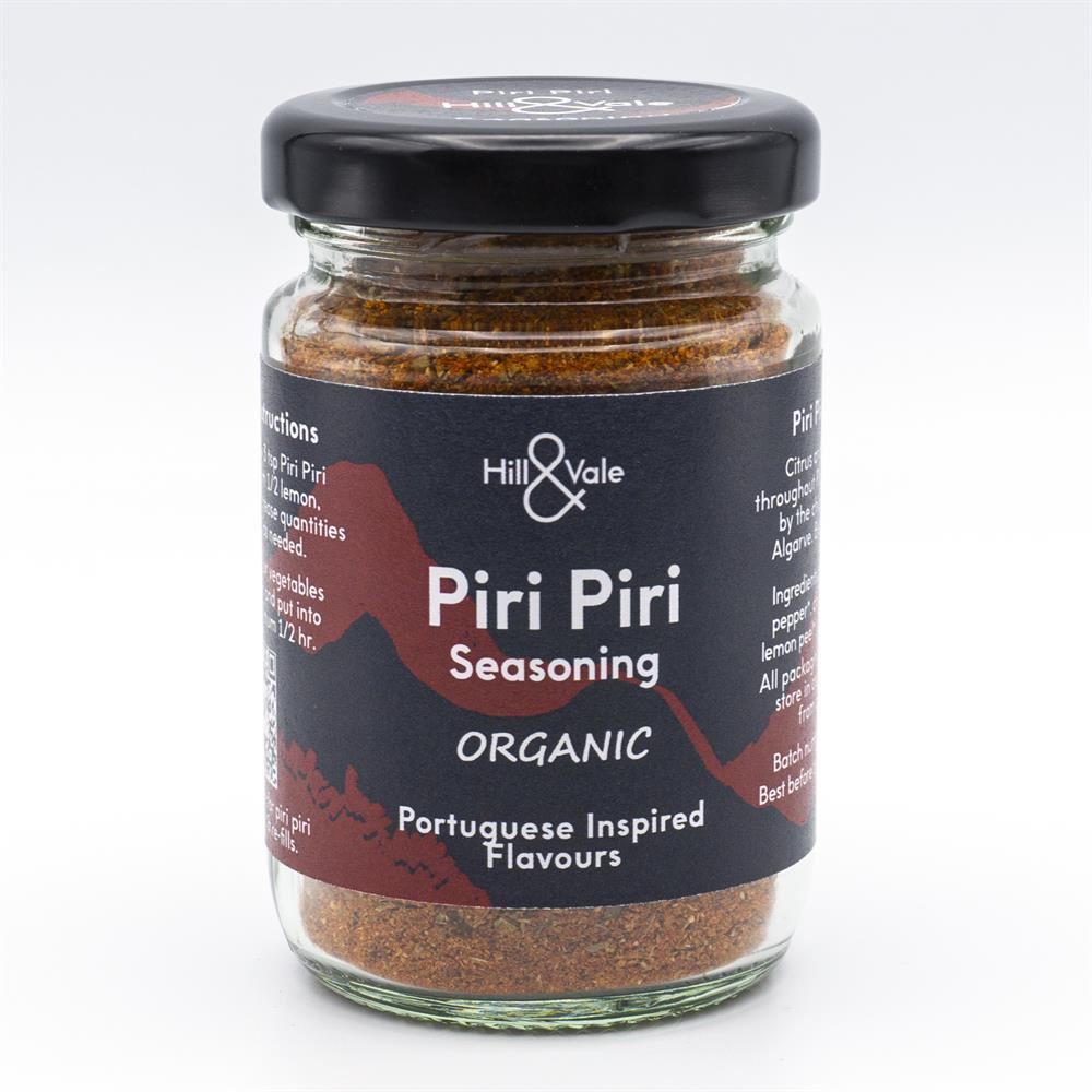 Hill & Vale Organic Piri Piri Seasoning 40g