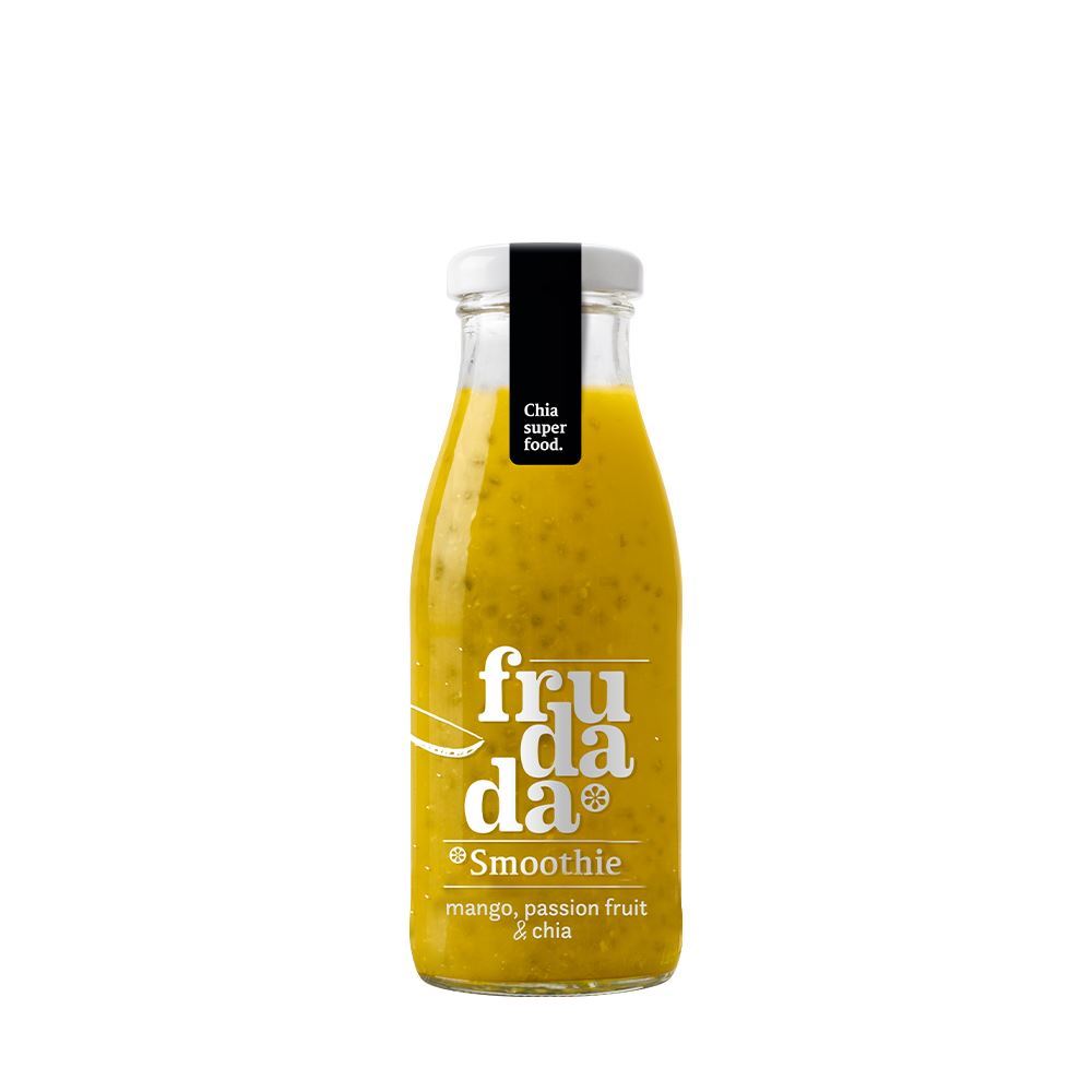 Frudada Mango Passion Fruit and Chia Smoothie 250ml - 6 Pack
