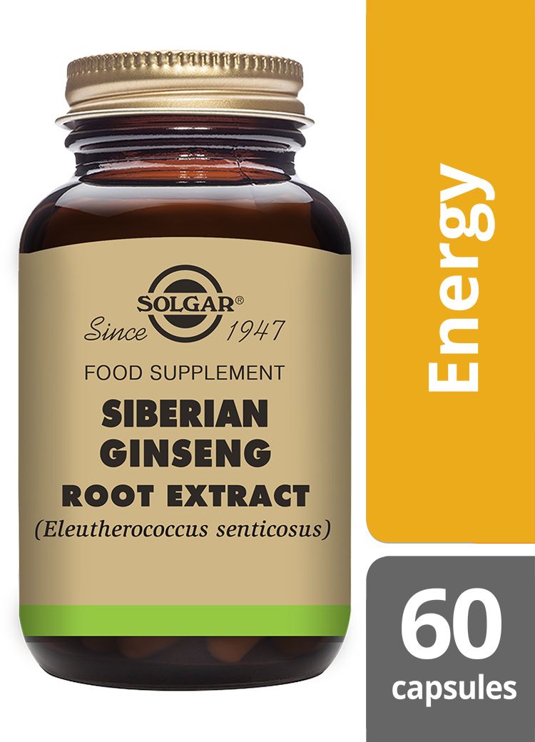 Solgar Siberian Ginseng Root Extract - 60 Vegicaps