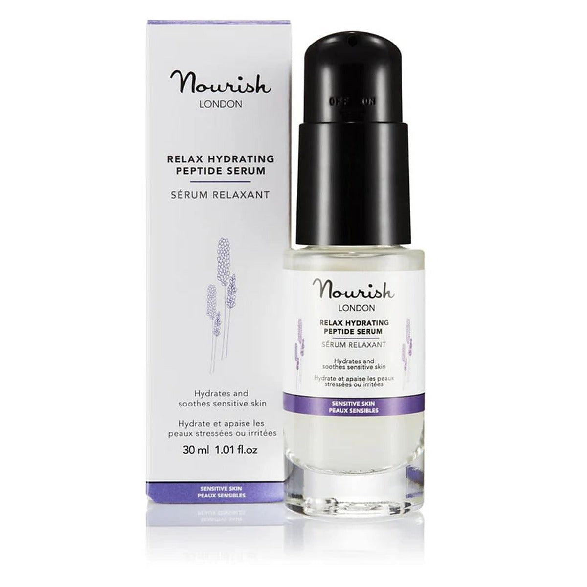 Nourish London Relax Hydrating Peptide Serum 30ml