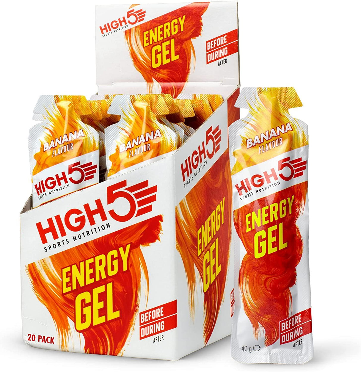 High 5 Energy Gel All Flavours - Pack of 20