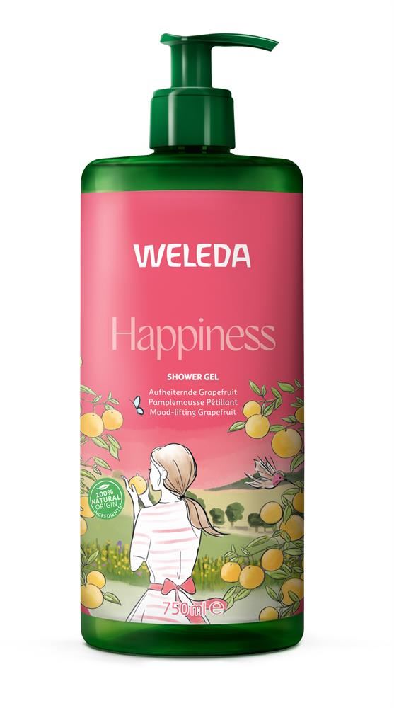 Weleda Happiness Shower Gel Grapefruit 750ml